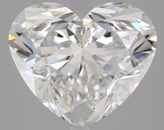 Lab-Grown Heart Diamond - 4.06 Carats, D Color, VVS2 Clarity - Certified by IGI - Report Number: LG675578045