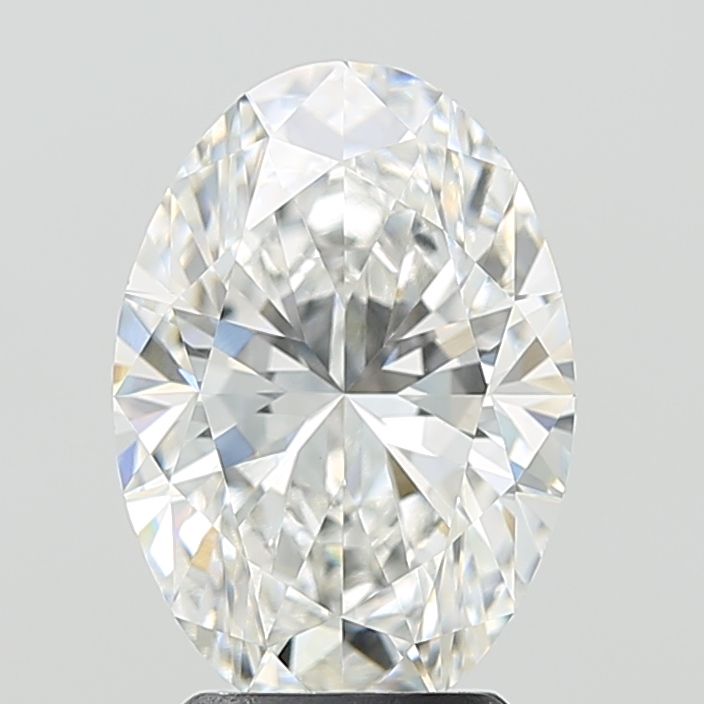 Lab-Grown Oval Diamond - 3.01 Carats, F Color, VVS2 Clarity - Certified by IGI - Report Number: LG677508008