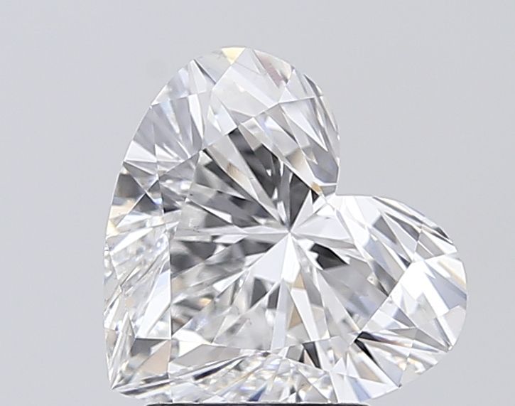 Lab-Grown Heart Diamond - 3.02 Carats, E Color, VS2 Clarity - Certified by IGI - Report Number: LG696538585