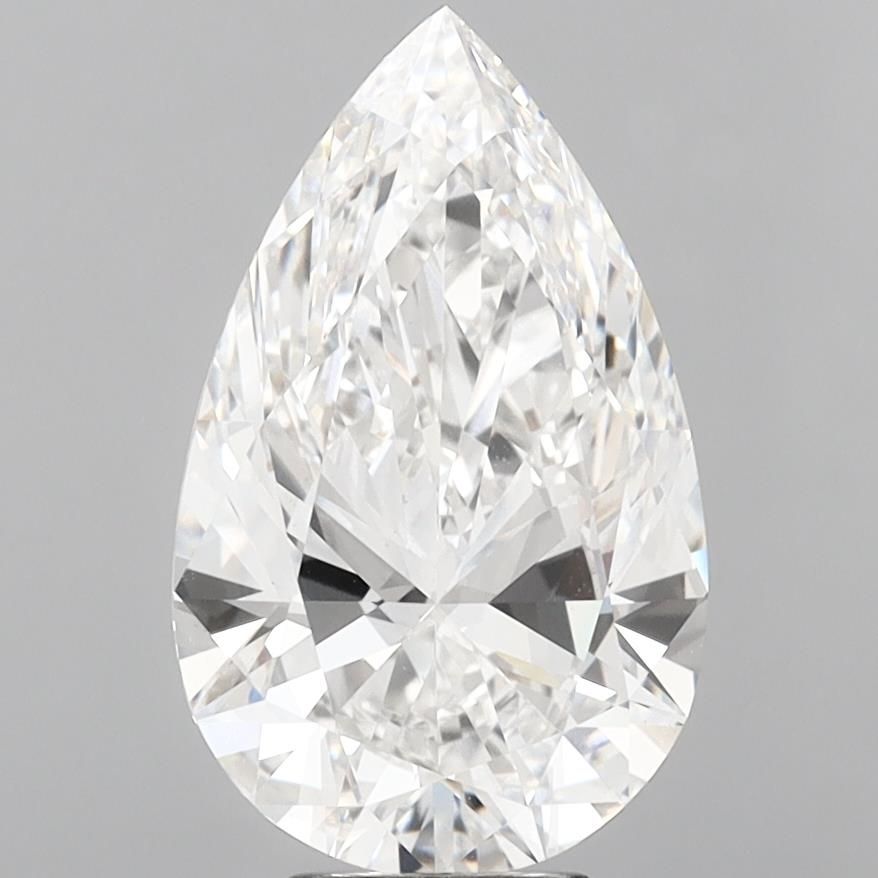 Lab-Grown Pear Diamond - 8.09 Carats, F Color, VS1 Clarity - Certified by IGI - Report Number: LG687588069