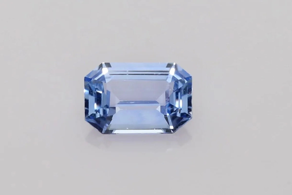 1.82ct Emerald Natural Sapphire (Colour Blue, Clarity Eye Clean, Cut Faceted)