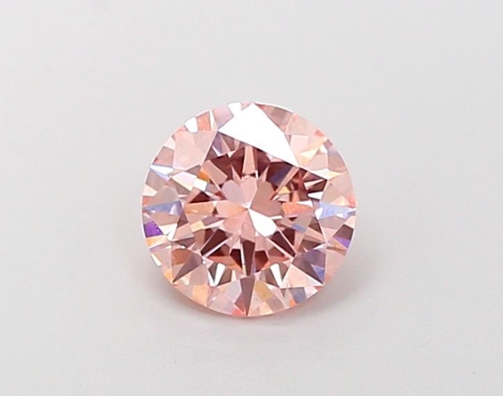 Lab-Grown Round Diamond - 1.02 Carats, Fancy Intense Pink Color, VS2 Clarity - Certified by IGI - Report Number: LG687508075