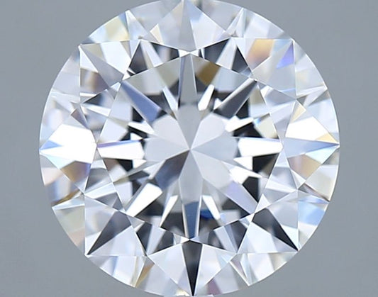 Lab-Grown Round Diamond - 4.02 Carats, E Color, VVS2 Clarity - Certified by IGI - Report Number: LG706538244