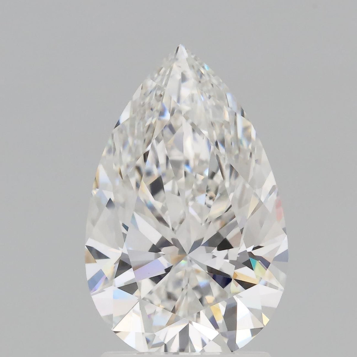 Lab-Grown Pear Diamond - 2.09 Carats, F Color, VVS2 Clarity - Certified by IGI - Report Number: LG685556572