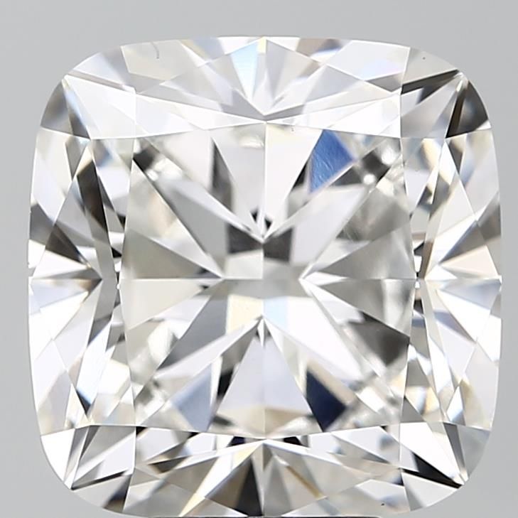 Lab-Grown Cushion Diamond - 8.72 Carats, F Color, VS1 Clarity - Certified by IGI - Report Number: 593376103