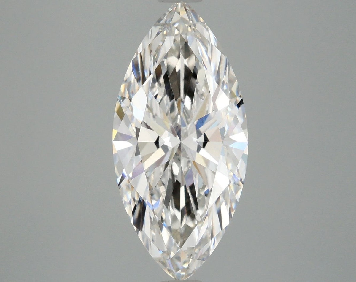 Lab-Grown Marquise Diamond - 3.03 Carats, F Color, VVS2 Clarity - Certified by IGI - Report Number: LG671490883