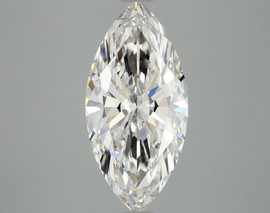 Lab-Grown Marquise Diamond - 3.03 Carats, F Color, VVS2 Clarity - Certified by IGI - Report Number: LG671490883