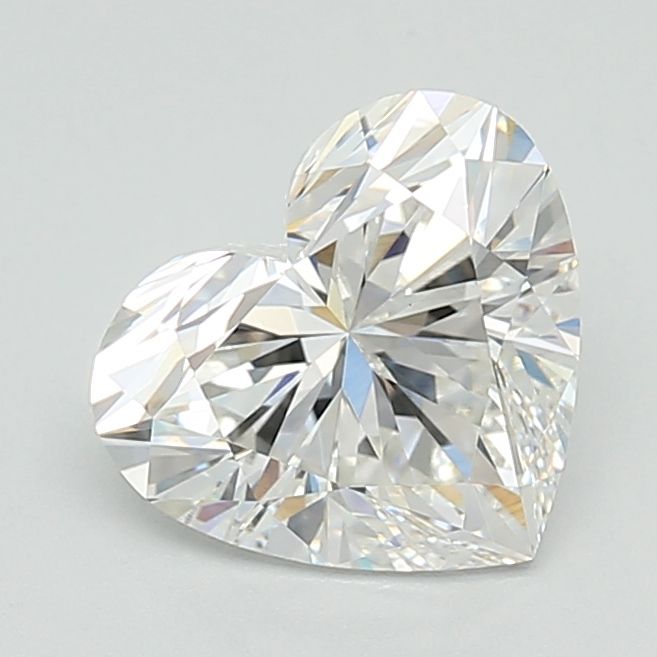 Lab-Grown Heart Diamond - 2.06 Carats, F Color, VVS2 Clarity - Certified by IGI - Report Number: LG717526199