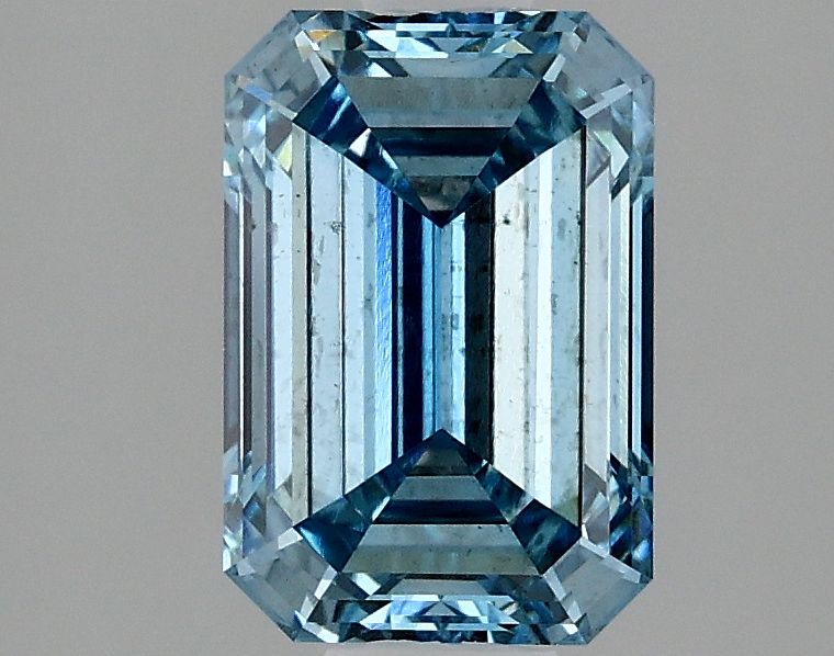 Lab-Grown Emerald Diamond - 1.95 Carats, Fancy Vivid Blue Color, VS1 Clarity - Certified by IGI - Report Number: LG634428221