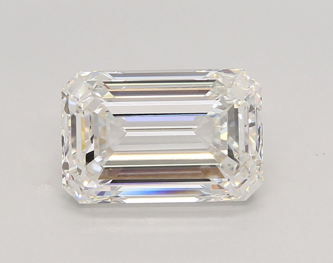 Lab-Grown Emerald Diamond - 3.5 Carats, F Color, VVS2 Clarity - Certified by IGI - Report Number: LG689516543