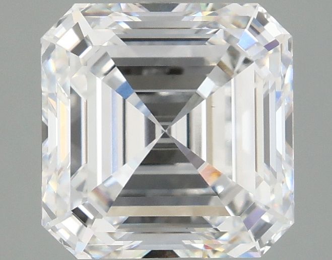 Lab-Grown Asscher Diamond - 2.4 Carats, D Color, VS1 Clarity - Certified by IGI - Report Number: LG678522661
