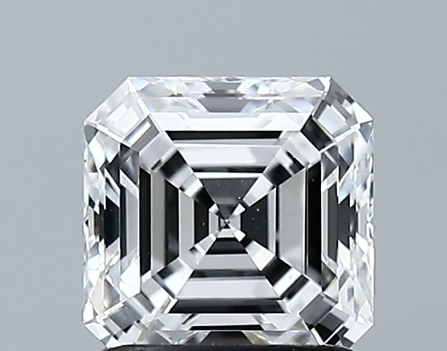 Lab-Grown Asscher Diamond - 1.32 Carats, D Color, VS1 Clarity - Certified by GIA - Report Number: 6502611686