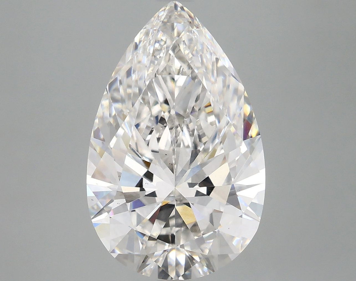 Lab-Grown Pear Diamond - 5.03 Carats, F Color, VS2 Clarity - Certified by IGI - Report Number: LG671496463