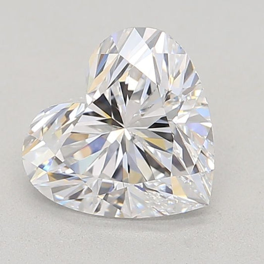 Lab-Grown Heart Diamond - 1.53 Carats, D Color, VVS2 Clarity - Certified by IGI - Report Number: LG654413592