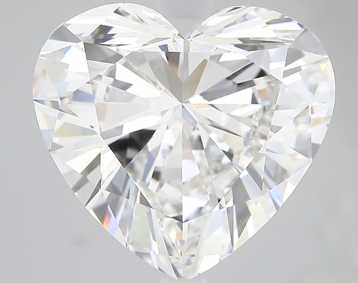 Lab-Grown Heart Diamond - 8.11 Carats, E Color, VVS2 Clarity - Certified by IGI - Report Number: LG675588142