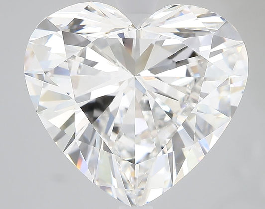 Lab-Grown Heart Diamond - 8.11 Carats, E Color, VVS2 Clarity - Certified by IGI - Report Number: LG675588142