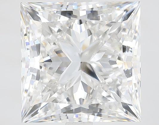 Lab-Grown Princess Diamond - 6.04 Carats, F Color, VS1 Clarity - Certified by IGI - Report Number: LG631423216
