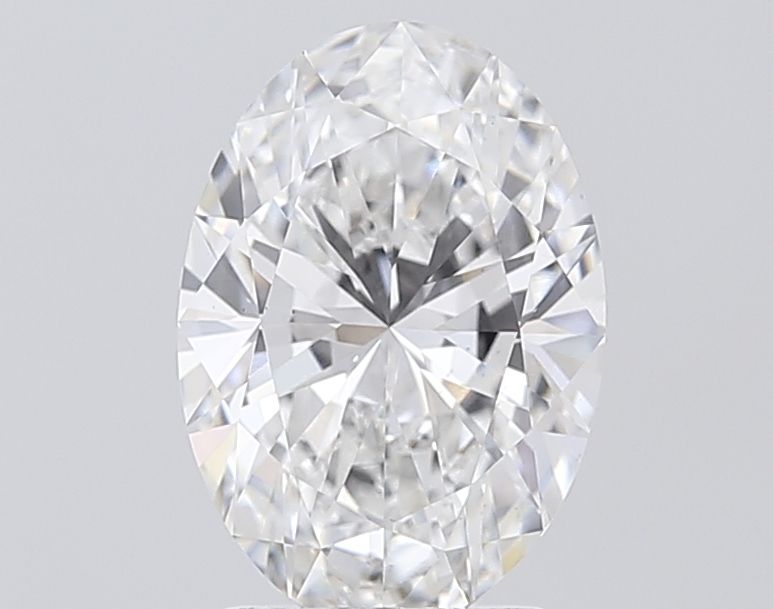 Lab-Grown Oval Diamond - 2.52 Carats, F Color, VS2 Clarity - Certified by IGI - Report Number: LG687552464