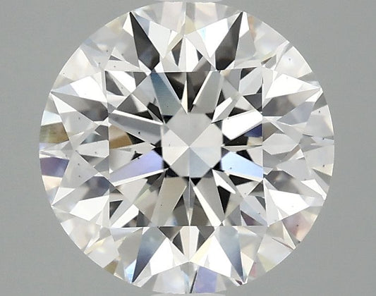 Lab-Grown Round Diamond - 2.47 Carats, F Color, VS2 Clarity - Certified by IGI - Report Number: LG712582090