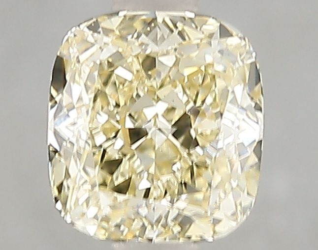 Lab-Grown Cushion Diamond - 1.51 Carats, Fancy Yellow Color, VVS2 Clarity - Certified by IGI - Report Number: LG660410662