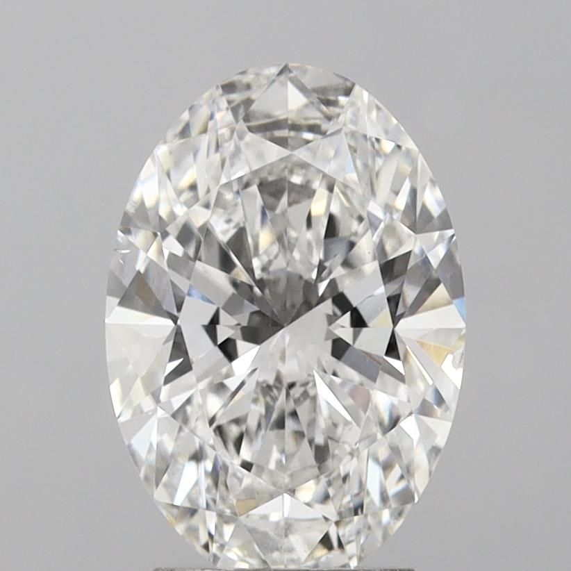 Lab-Grown Oval Diamond - 3.01 Carats, F Color, VS2 Clarity - Certified by IGI - Report Number: LG621494088