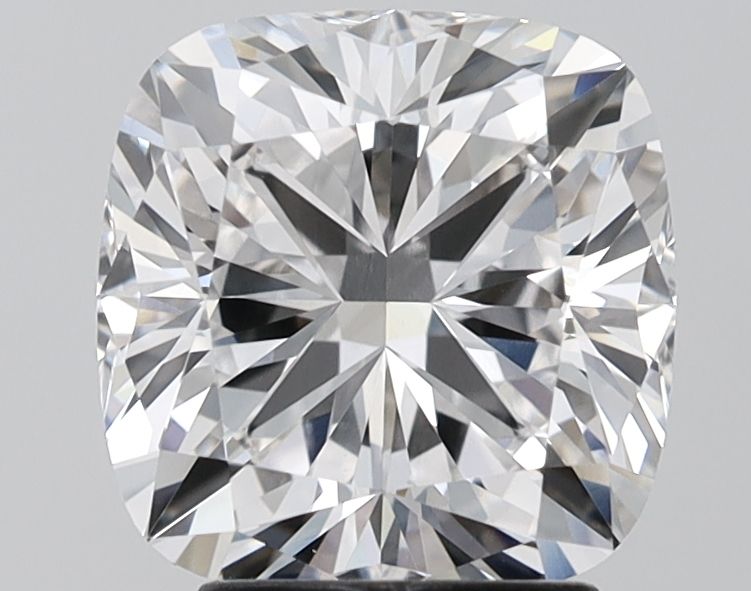Lab-Grown Cushion Diamond - 3.1 Carats, E Color, VVS2 Clarity - Certified by IGI - Report Number: LG680536298