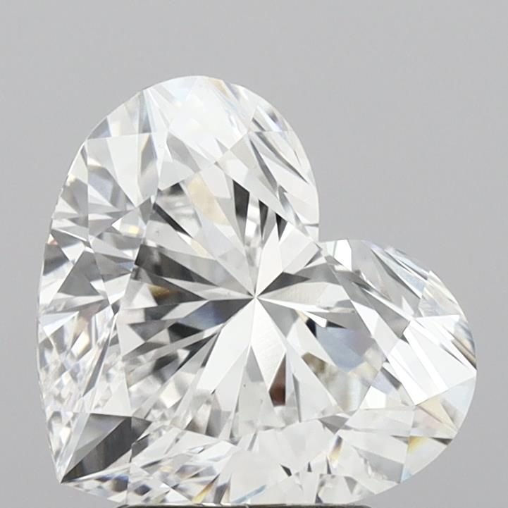 Lab-Grown Heart Diamond - 3.53 Carats, D Color, VS1 Clarity - Certified by IGI - Report Number: LG645499645