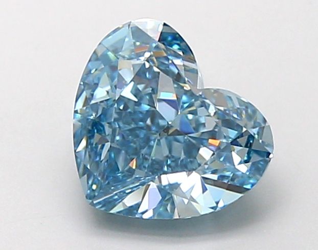 Heart 1.9ct Fancy Vivid Blue VVS2 - Cut • IGI • LG694504394
