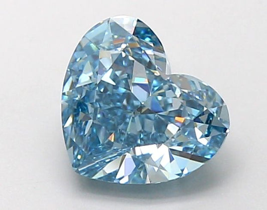 Heart 1.9ct Fancy Vivid Blue VVS2 - Cut • IGI • LG694504394
