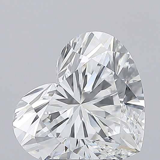 Lab-Grown Heart Diamond - 4.01 Carats, D Color, VVS2 Clarity - Certified by IGI - Report Number: LG694553506