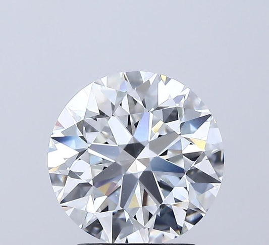 Lab-Grown Round Diamond - 2.51 Carats, E Color, VVS2 Clarity - Certified by IGI - Report Number: LG691557180