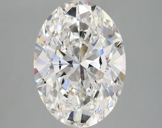 Lab-Grown Oval Diamond - 4.02 Carats, F Color, VS2 Clarity - Certified by IGI - Report Number: LG670472848