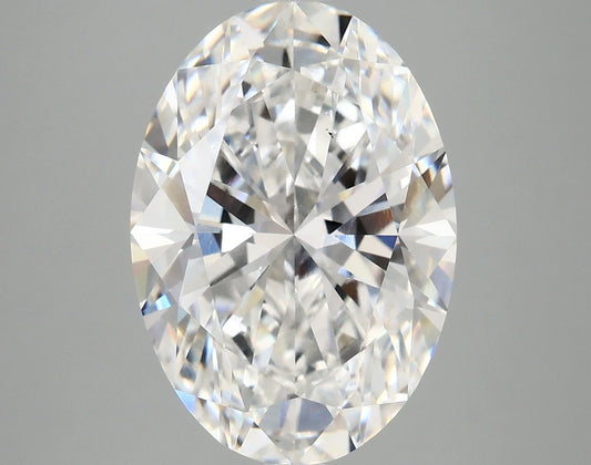 Lab-Grown Oval Diamond - 6.06 Carats, F Color, VS1 Clarity - Certified by IGI - Report Number: LG690526979