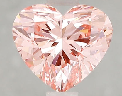 Lab-Grown Heart Diamond - 1.5 Carats, Fancy Vivid Pink Color, VS1 Clarity - Certified by IGI - Report Number: LG660453423