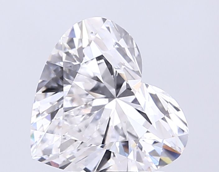 Lab-Grown Heart Diamond - 2.53 Carats, D Color, VS1 Clarity - Certified by IGI - Report Number: LG683550311