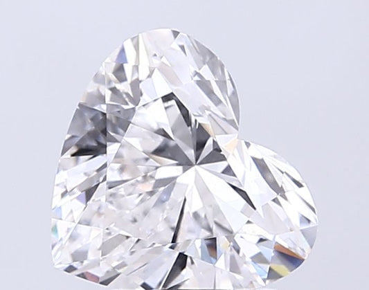 Lab-Grown Heart Diamond - 2.53 Carats, D Color, VS1 Clarity - Certified by IGI - Report Number: LG683550311
