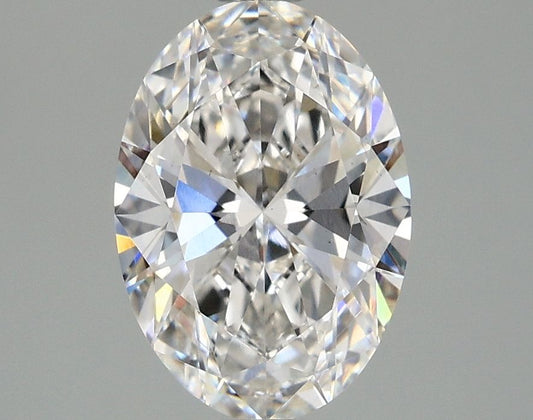 Lab-Grown Oval Diamond - 1.99 Carats, F Color, VS2 Clarity - Certified by IGI - Report Number: LG683594058