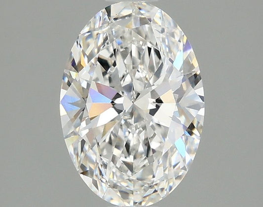 Lab-Grown Oval Diamond - 1.46 Carats, E Color, VVS2 Clarity - Certified by IGI - Report Number: LG675576879