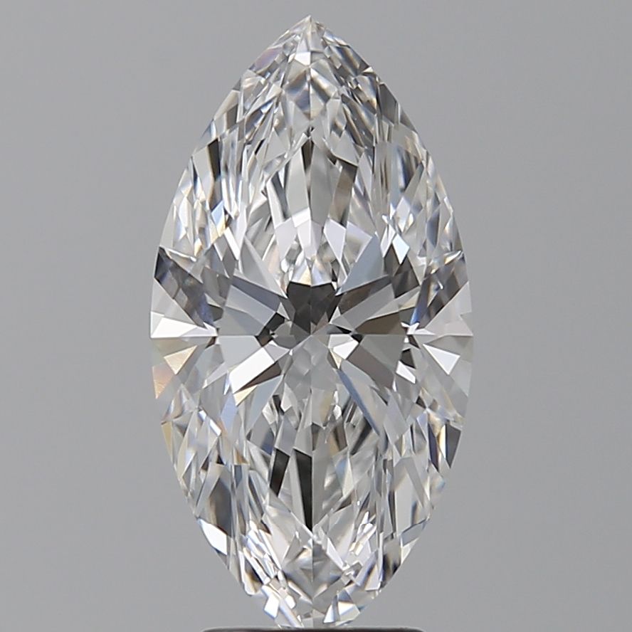 Lab-Grown Marquise Diamond - 3.51 Carats, E Color, VVS1 Clarity - Certified by GIA - Report Number: 1505430215