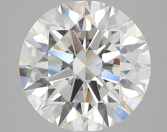 Lab-Grown Round Diamond - 6.77 Carats, F Color, VS2 Clarity - Certified by IGI - Report Number: LG670429035