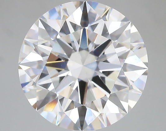 Lab-Grown Round Diamond - 6.01 Carats, E Color, VVS2 Clarity - Certified by IGI - Report Number: LG713542880