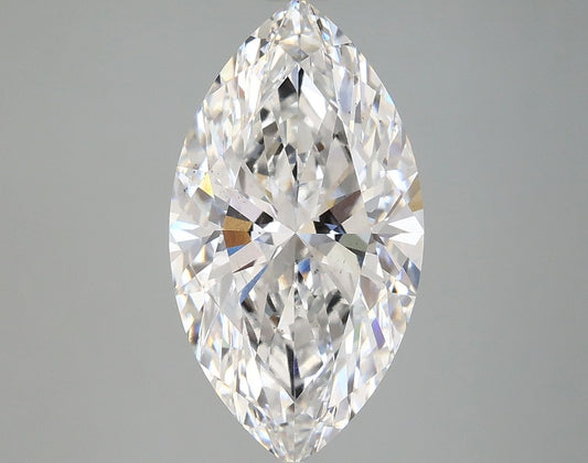 Lab-Grown Marquise Diamond - 4.05 Carats, E Color, VS2 Clarity - Certified by IGI - Report Number: LG673404061