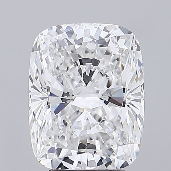 Lab-Grown Cushion Diamond - 4.05 Carats, E Color, VVS2 Clarity - Certified by IGI - Report Number: LG691572761
