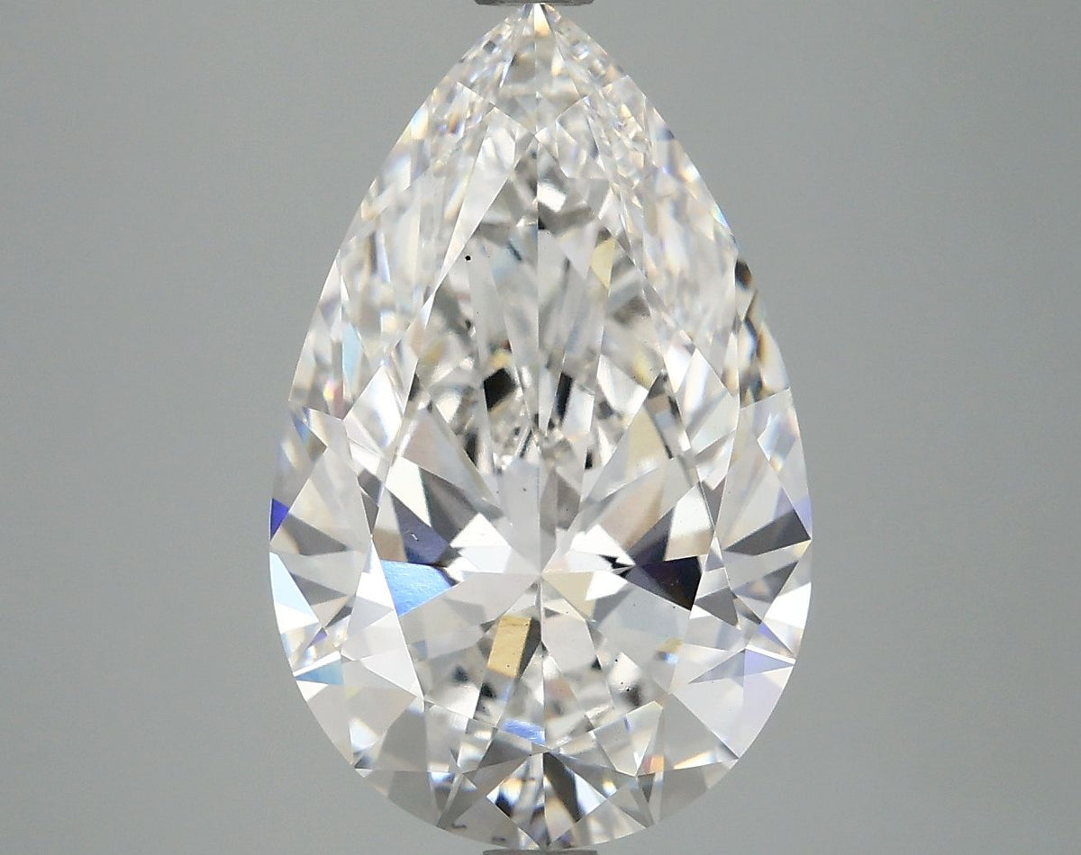 Lab-Grown Pear Diamond - 5.04 Carats, F Color, VS2 Clarity - Certified by IGI - Report Number: LG675582470