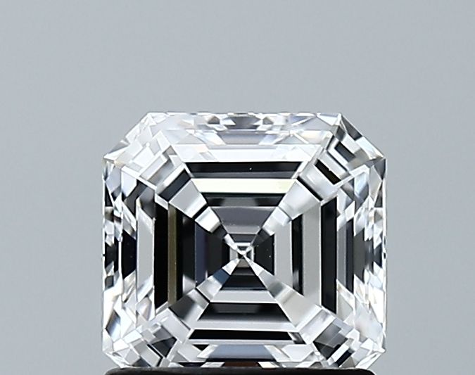 Lab-Grown Asscher Diamond - 1.21 Carats, D Color, VVS1 Clarity - Certified by GIA - Report Number: 7506738522