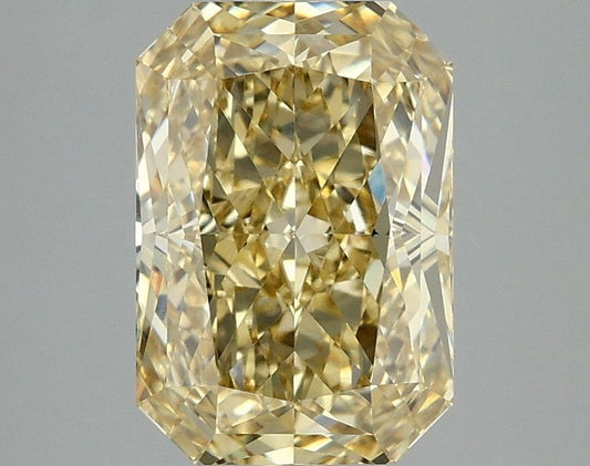 Lab-Grown Radiant Diamond - 3.05 Carats, Fancy Intense Yellow Color, VVS1 Clarity - Certified by IGI - Report Number: LG663405933