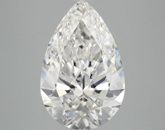 Lab-Grown Pear Diamond - 4.73 Carats, F Color, VS2 Clarity - Certified by IGI - Report Number: LG700558523