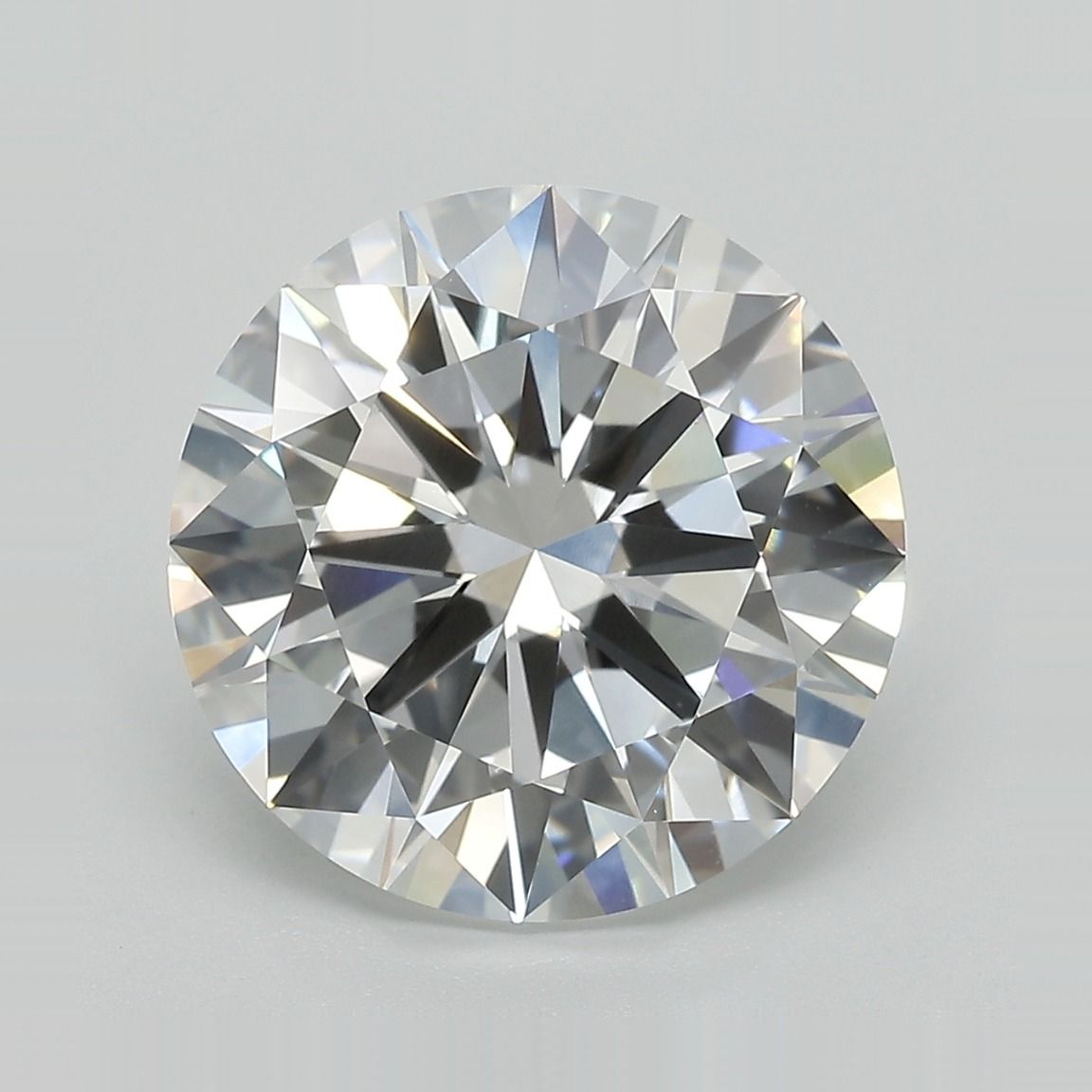 Lab-Grown Round Diamond - 7.12 Carats, E Color, VVS2 Clarity - Certified by IGI - Report Number: LG689542572