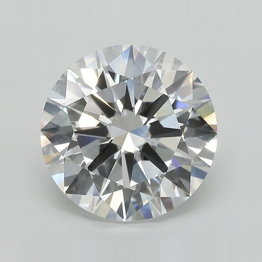 Lab-Grown Round Diamond - 7.12 Carats, E Color, VVS2 Clarity - Certified by IGI - Report Number: LG689542572