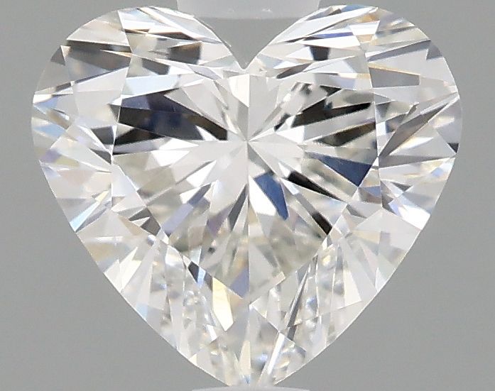 Lab-Grown Heart Diamond - 0.96 Carats, F Color, VVS2 Clarity - Certified by IGI - Report Number: LG674532237